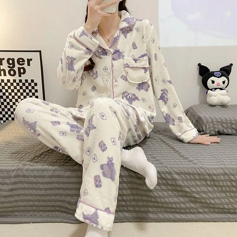Kuromi Pajama Set - 3 Sizes - Polyester - ApolloBox