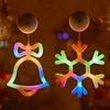 LED Ramadan Window Lights, Hanging Battery Powered Christmas Decorations Light Suction Cup Lamp for Eid al Fitr Tree Home Decor 3