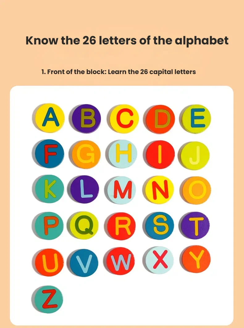 Montessori Schnecke Farbe Sortierung Spielzeug Alphabet Passende Frühe Bildung Spielzeug für Spielzeug für Spielzeug Vorschule Lernen Aktivitäten Spielzeug – Detail 4