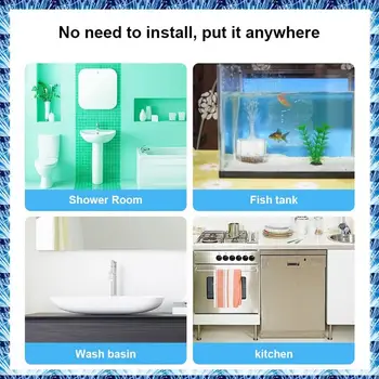 FUFU Water Sensor 90Db Alarm Water Leak Detector Alert Monitoring Of Leaks And Drip Alarm For Kitchen Bathroom Basemen 1