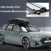 1/32 RS6 RV Simulation Alloy Models Car Toy Metal Diecast With Pull Back Sound And Light Vehicles For Boys Toys Gifts Collection 5