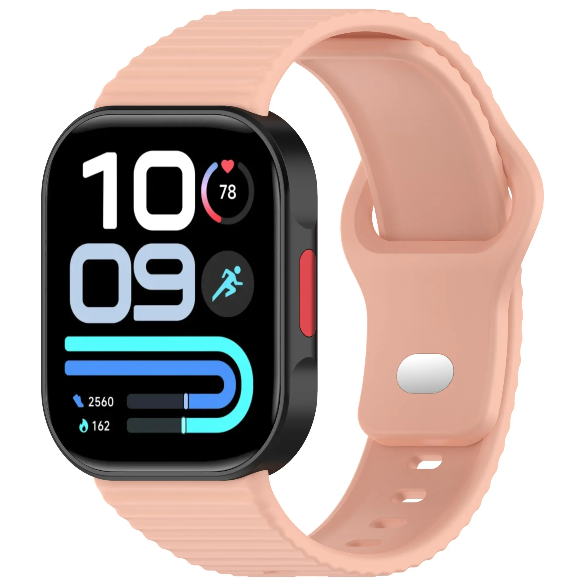 Premium Silicone Sport Strap - Comfortable Bracelet Band for Smartwatches