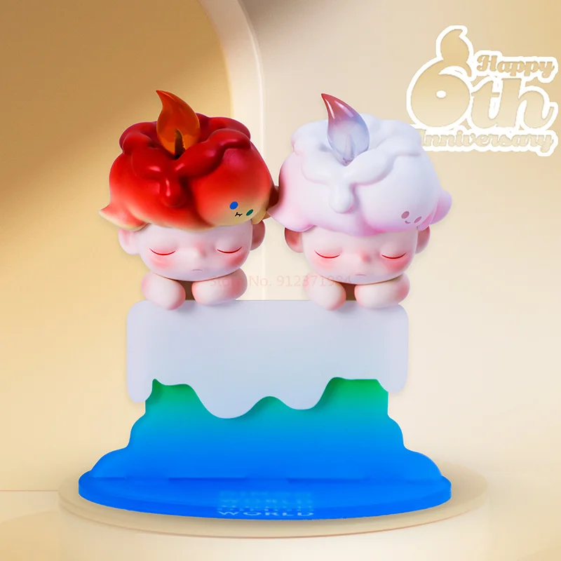 Dimoo Chiffon Cake Cream Cube Limit Kawaii Ornaments