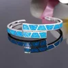 JLZ-007  Distinctive Blue Opal Bracelets & Bangles for Women in Jewelry OL Style Party Accessories 6