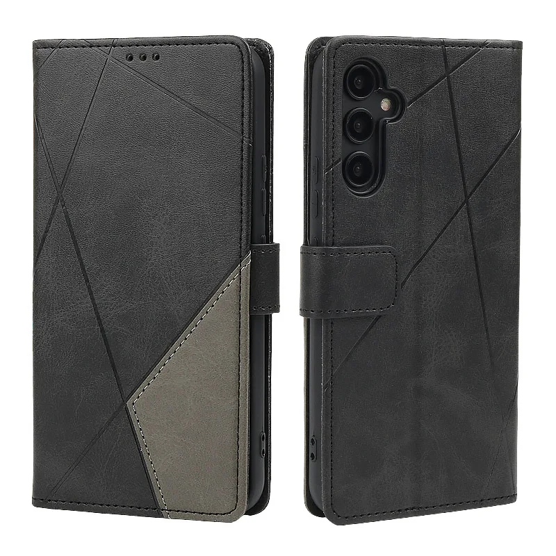 Wallet Business Magnetic Flip Leather Case with Card Slot and Photo Frame Cover