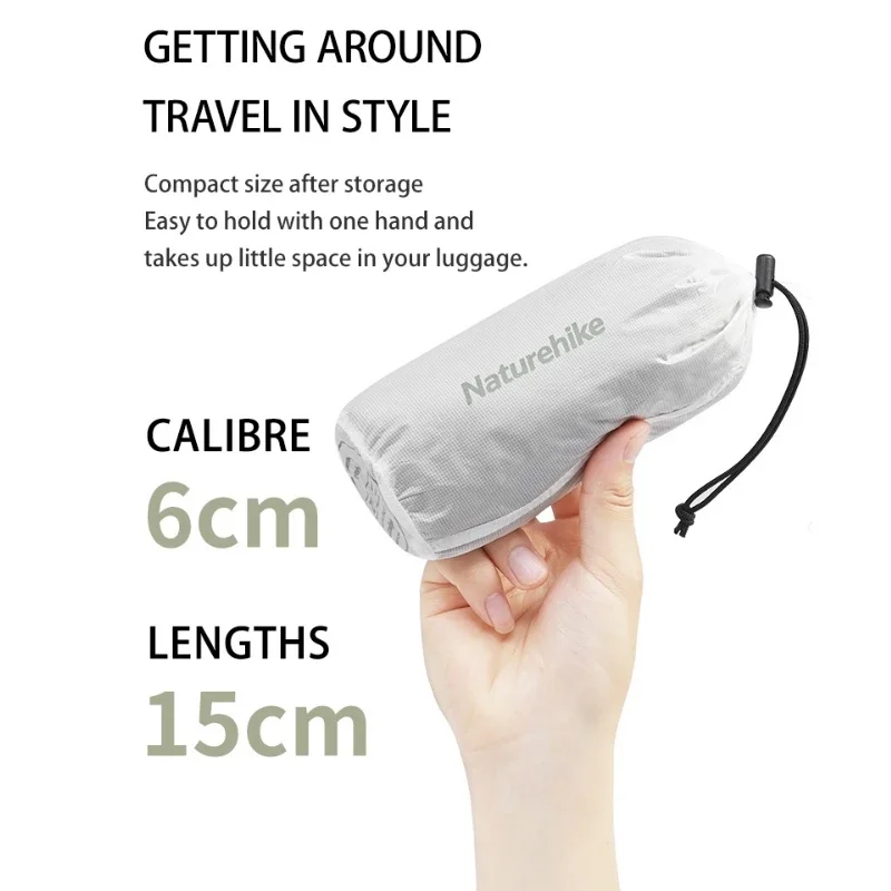 Naturehike Camping Antibacterial Mummy Sleeping Bag Outdoor 128G Ultralight Portables Sleeping Liner Travel Soft Sack