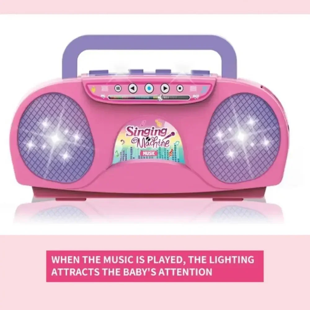 Kids Plastic Microphone Karaoke Machine Music Instrument Toy