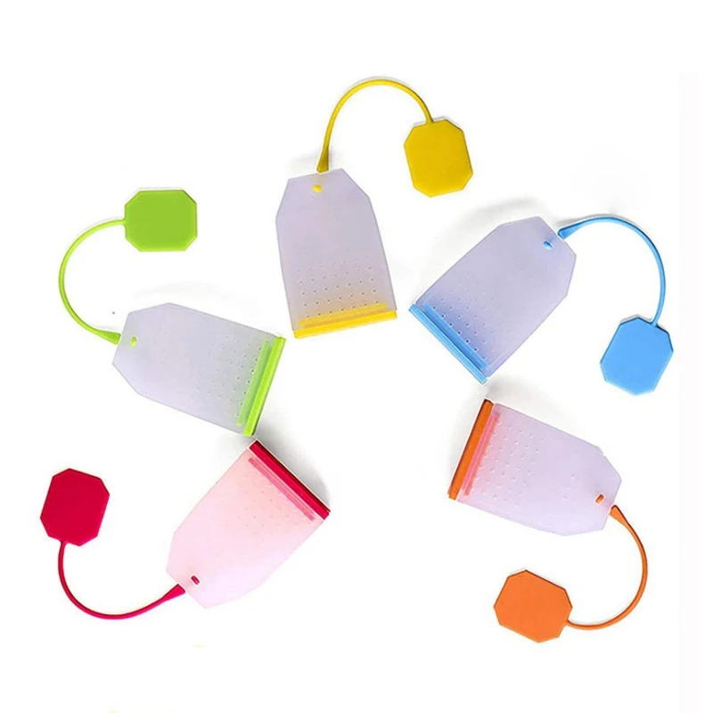20PCS Creative Square silicone Tea Infuser Tea bag Strainer