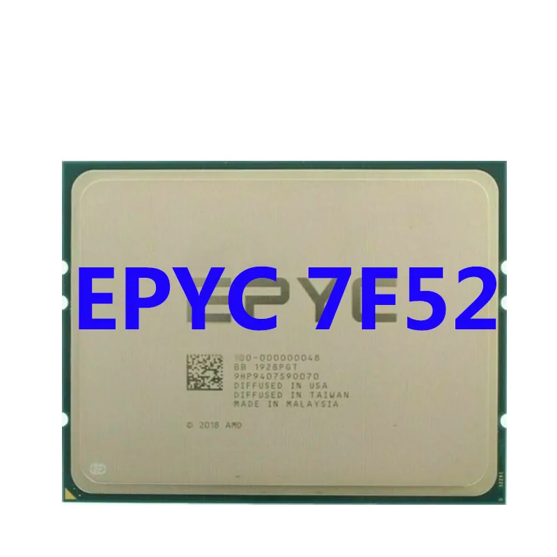 Amd Epyc 7f52 Cpu 3.2ghz 16c/32t 64m Cache 240w Ddr42666v Socket Sp3 Processor For Lga4094
