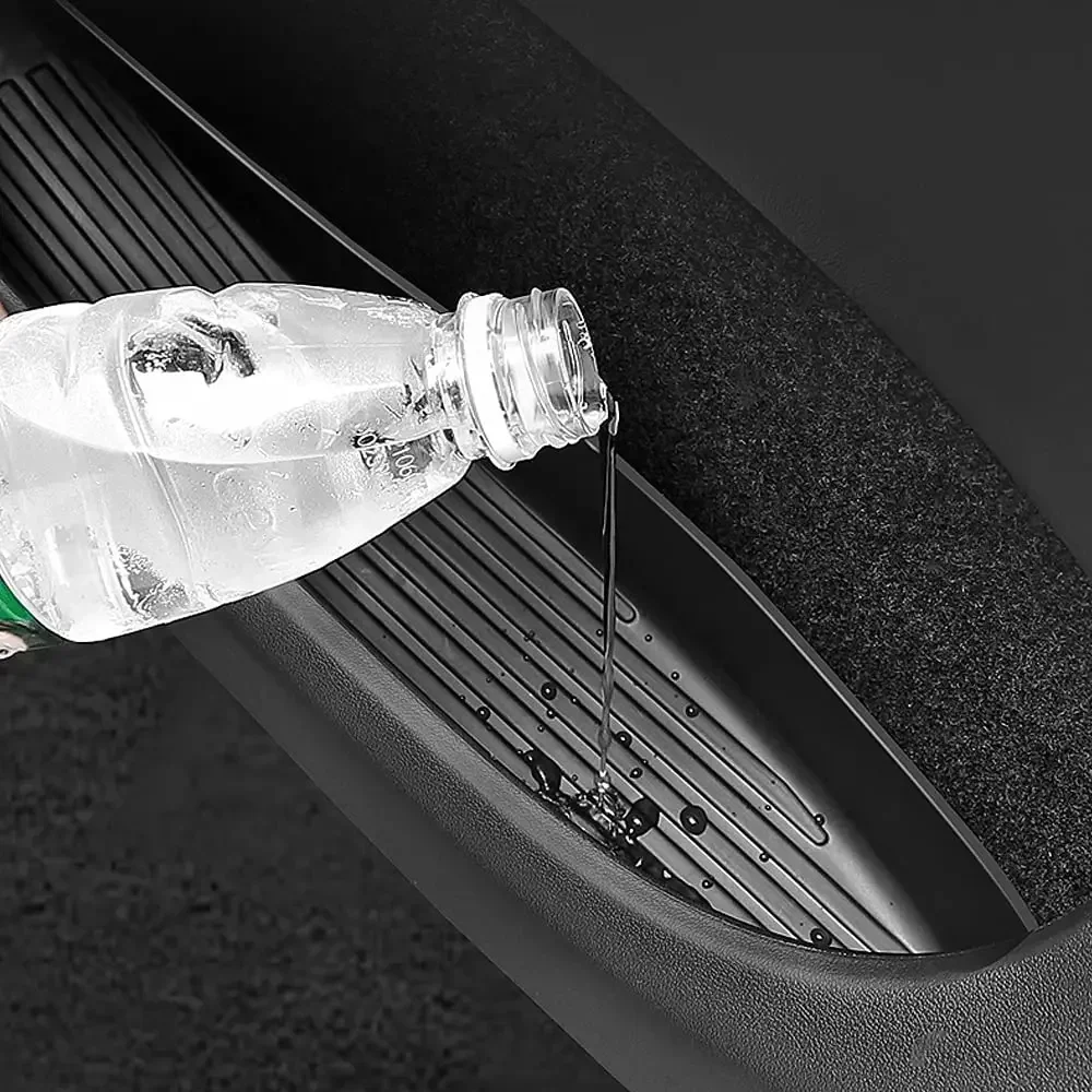 For Tesla Model 3 2021-2023 Door Side Tray Organizer Waterproof Storage Box Custom Design High-quality TPE Box Direct Install