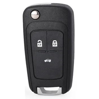 Keyforkess 433MHz ID46 / PCF7952E Chip Keyless- Go Flip Remote Key Fob per Opel/Vauxhall Astra J, Zafira C,Insignia Mokka,Cascada - KEYECU 433MHz ID46 PCF7952E Chip Keyless Go Flip Remote Key Fob per Opel Vauxhall Astra