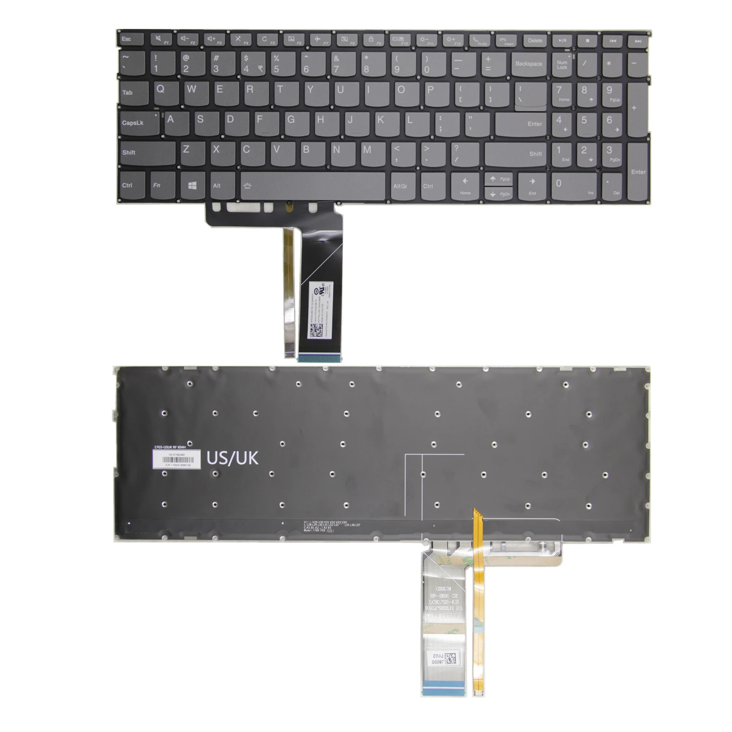

100%NEW US Original for Lenovo Yoga C740-15 S740-15 V740-15 V340-15 thinkbook 15IIL thinkbook 15IML backlit keyboard