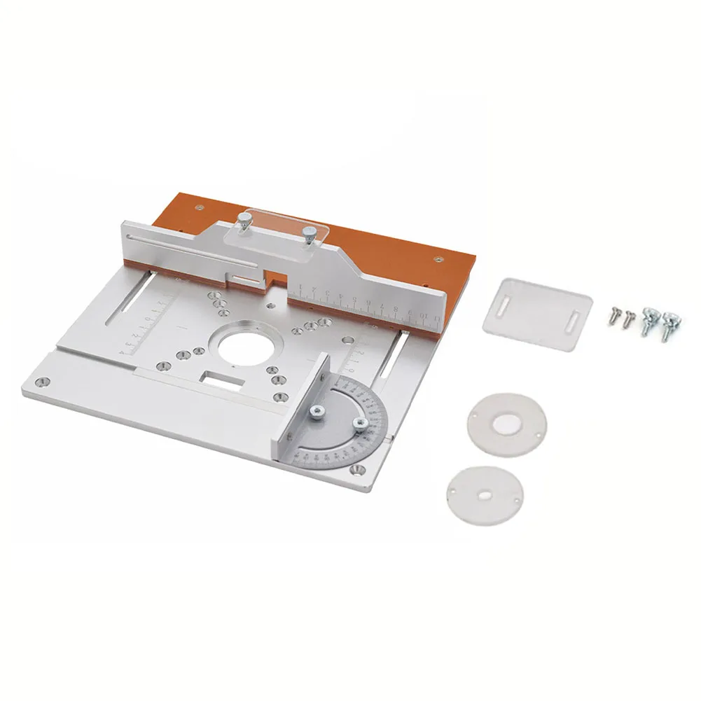 

Aluminium Carpenty Router Table Insert Plate Multifunctional Woodworking Benches Carpenter Trimming Machine Engraving Board