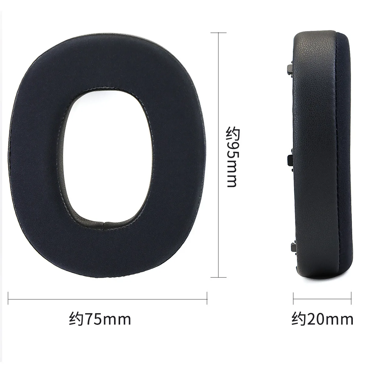 Cooling Gel Earpads Replacement Compatible with Bowers&Wilkins PX8/PX7 S2 Headsets, EarPads Cushions with Noise Isolation