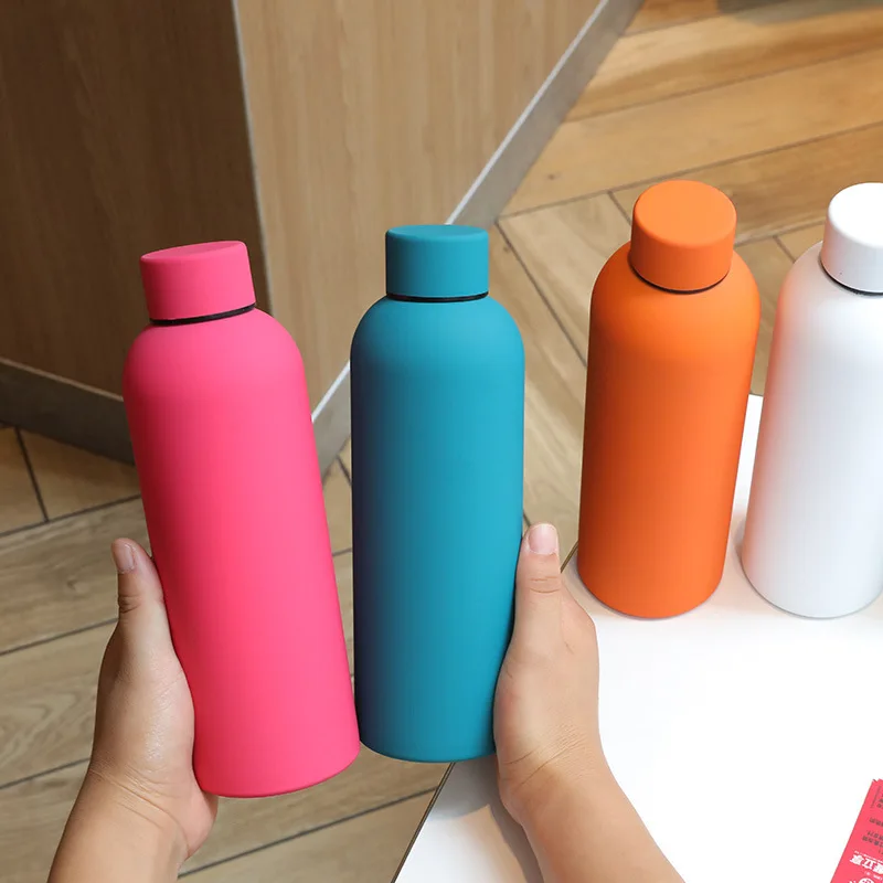Rubber Lacquer Sports Vial Double Layer Vacuum Insulation Stainless Steel Hydro Flask