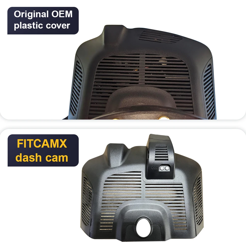 메르세데스 벤츠 EQS 세단 및 SUV 2023 2024 대시 카메라, FITCAMX 4K UHD 통합 블랙 박스, 벤츠용 대시 캠