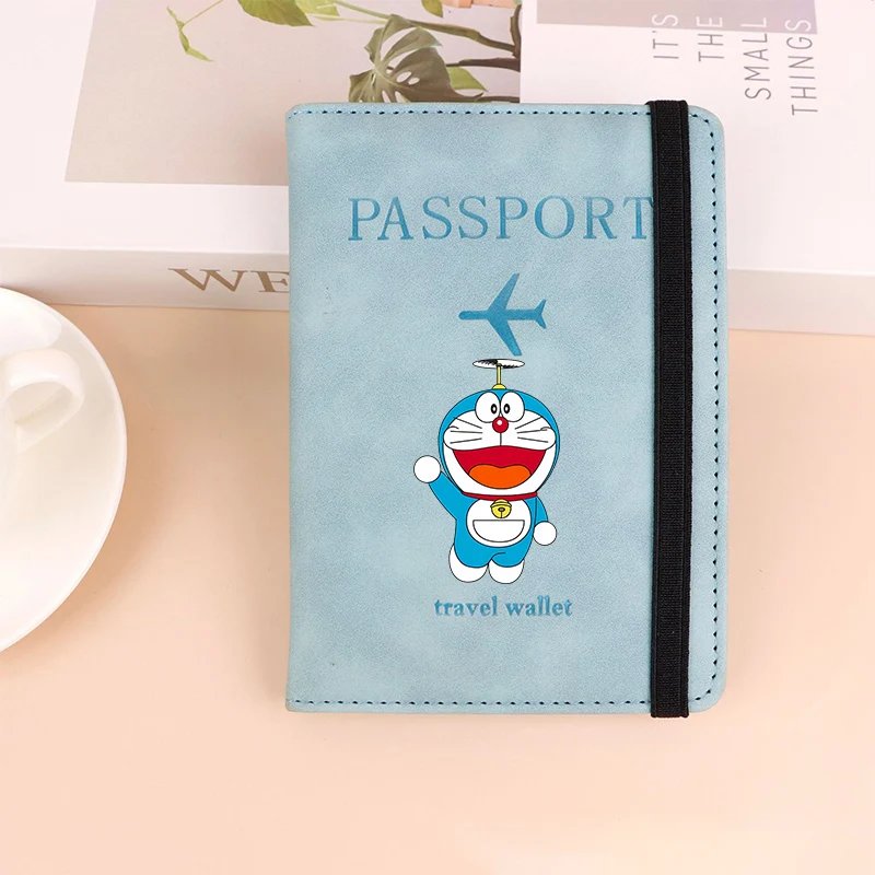 Porta Passaporto Doraemon per Accessori da Viaggio, Custodia per Passaporto, Porta Documenti da Viaggio per Donna/Uomo - immagine 5