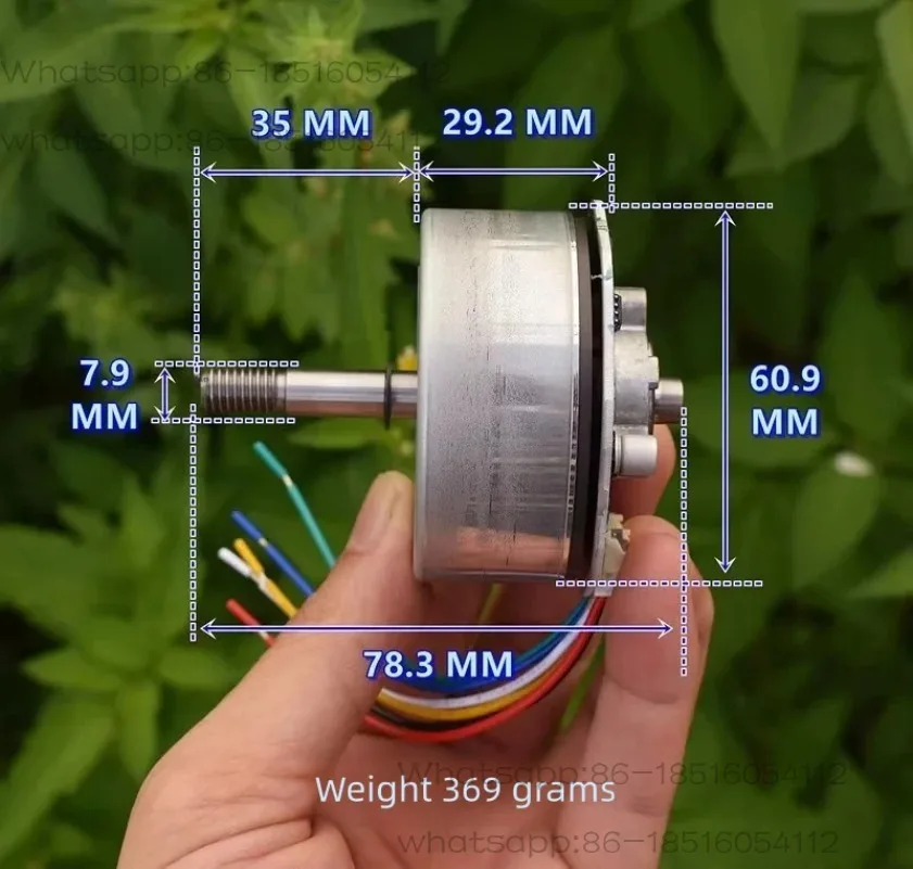 48F704U380 니덱 DC24V2500 RPM 브러시리스 모터 공기 청정기 팬용 고품질 일본 제조