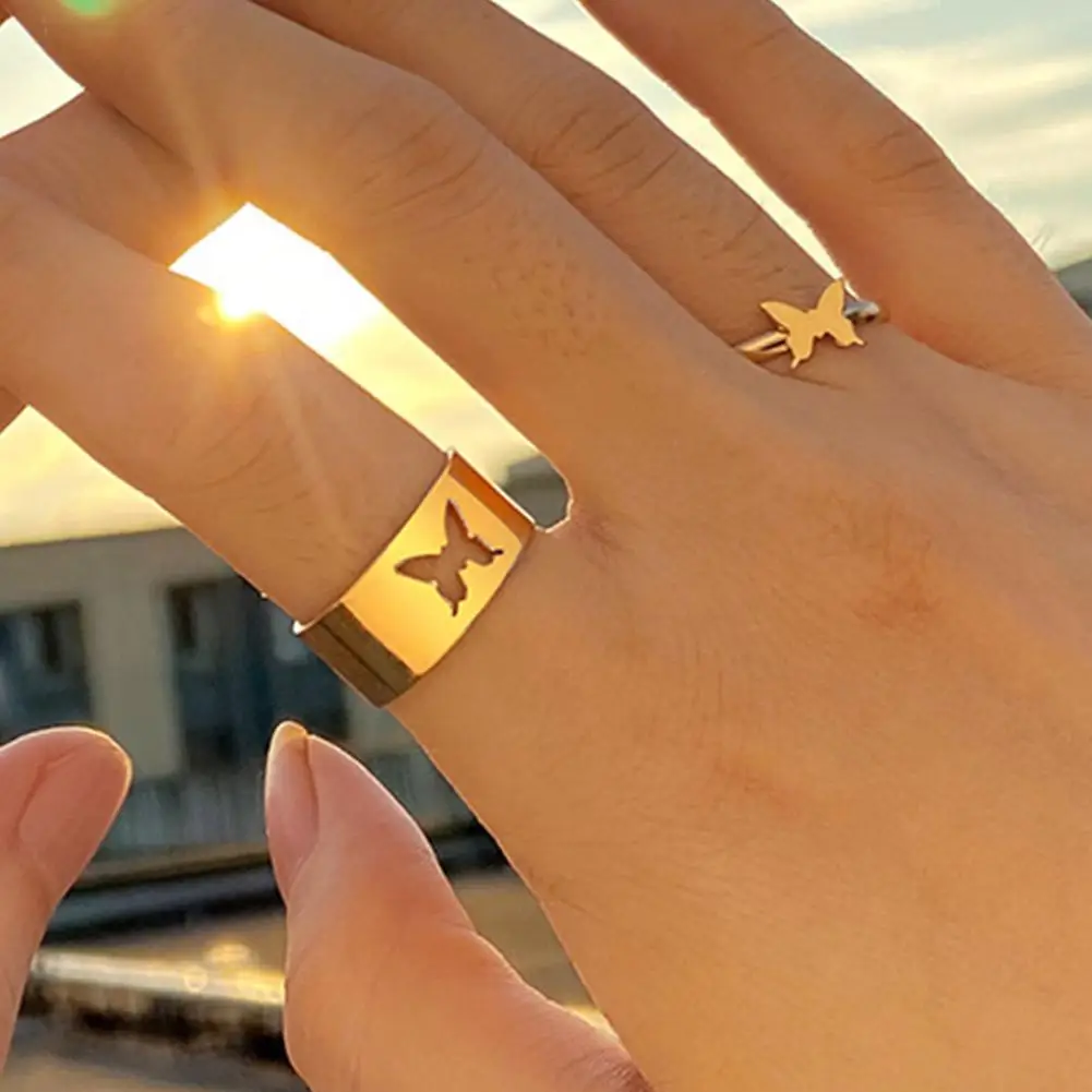 HEIMAXING 2 Pcs Gold Spinner Anime Matching Rings for Best Friend Rings  Aesthetic Cute BFF Friendship Ring Jewelry Gift for Women Girls, Metal, No  Gemstone : Amazon.co.uk: Fashion