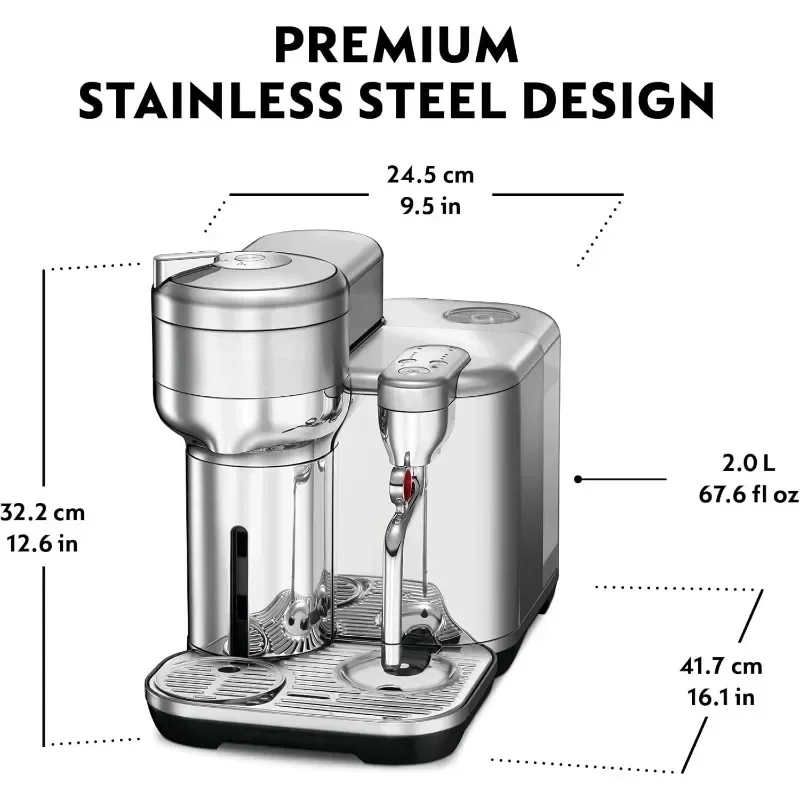 Nespresso Vertuo Creatista Coffee and Espresso Maker By Breville, Simple and Convenient for Home Kitchen 6