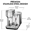 Nespresso Vertuo Creatista Coffee and Espresso Maker By Breville, Simple and Convenient for Home Kitchen 6