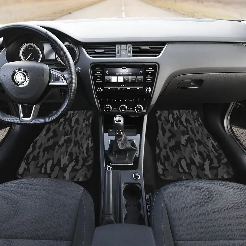 

Black Camo Car Mats / Camouflage Car Mats / Camouflage front Car Mats / Camouflage Car Accessories