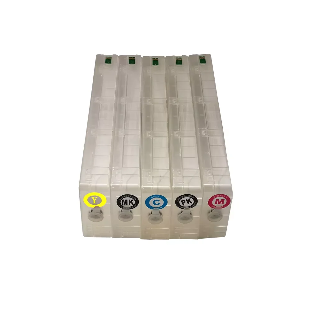 엡손 스타일러스 9700 7700용 리셋 가능한 칩이 있는 리필 가능 카트리지, 빈 잉크 카트리지