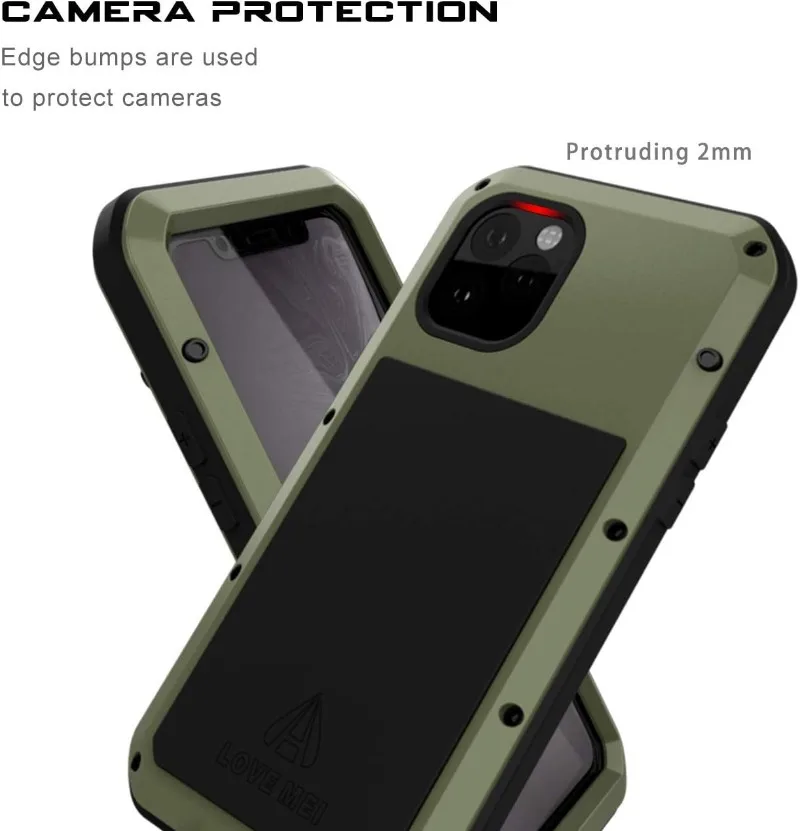 LOVE MEI Case For iPhone 16 15 14 Plus 13 12 11 Pro Max Heavy Duty