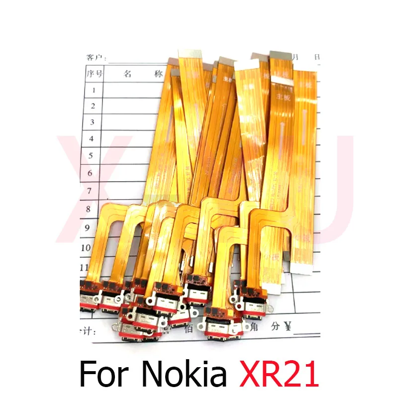 Per Nokia Xr21 5G Scheda Di Ricarica Usb Dock Port Flex Cable Parti Di Riparazione