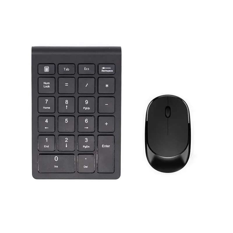 Number Pad Wireless Numeric Keypad Mouse Keyboard Combo for Laptop Desktop Portable Numpad