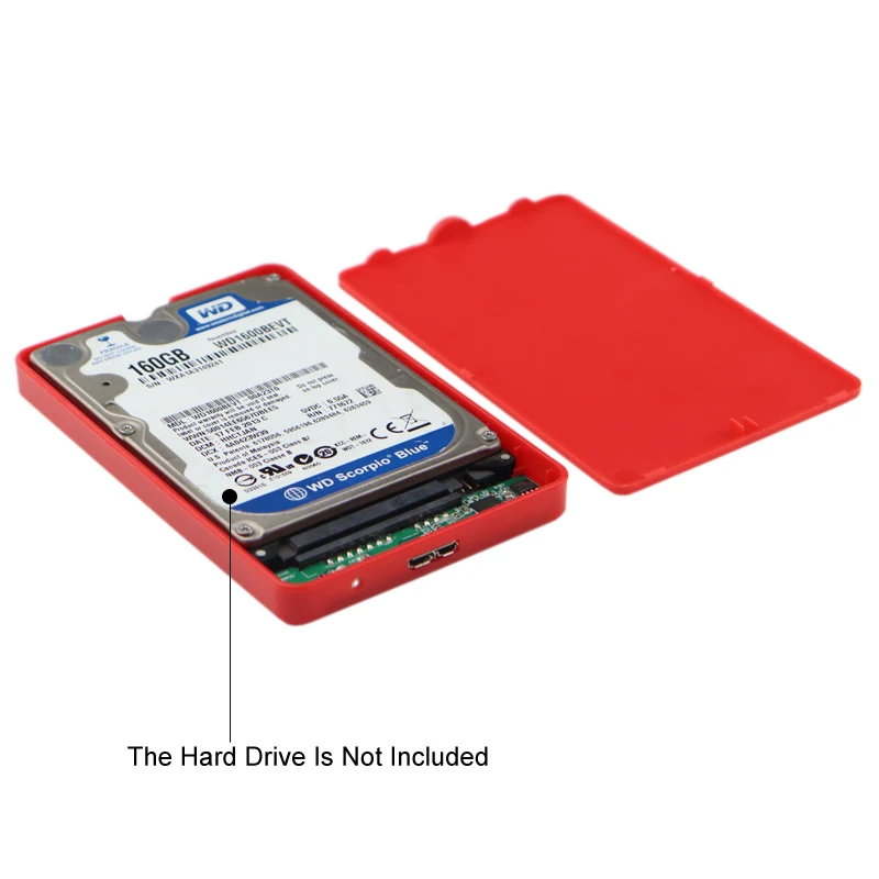 Case Hd Externo USB 3.0 To 2.5 Inch SATA HDD SSD Enclosure External Hard Drive Disk Box for PC Laptop Smartphone PS5 hdd enclosure,external hard drive housing,hard disk case