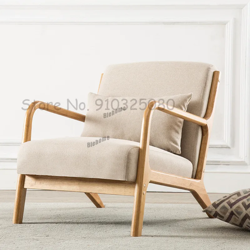Nordic Living Room Chair Single Sofa Balcony Leisure Lazy Sofa Chair
