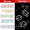 12/36/48 Colors Double Line Outline Pens, Self-Outline Metallic Markers Glitter Writing Drawing Pens For Christmas Card Writing 2