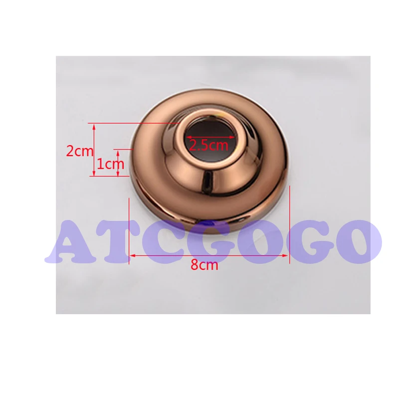 Rose Gold Shower Decorative Faucet Ugly Cover