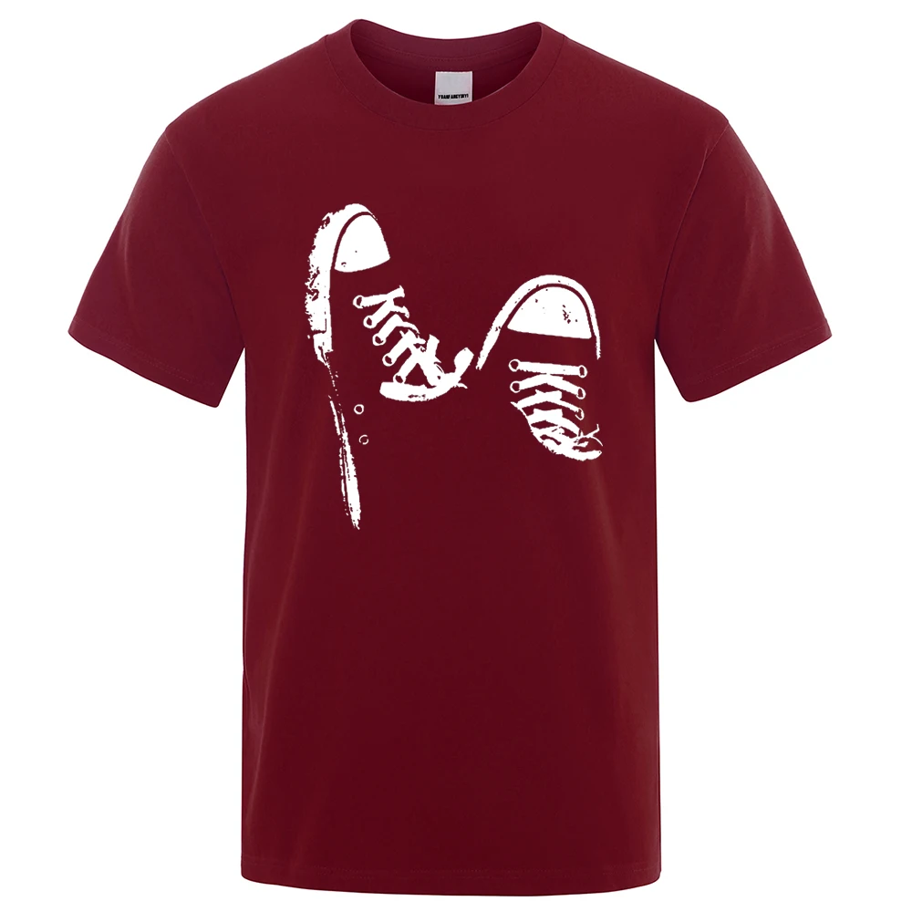 Hot Sale 100% Cotton Casual Short Sleeve Skate Shoes Men t Shirt Summer Breathable Clothes O-Neck Oversized Short Sleeves Unisex
