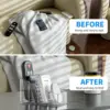1Pcs Remote Control Holder Clear Plastic Caddy Remote Organizer for Table Small TV  Remote control Holder Storage 4