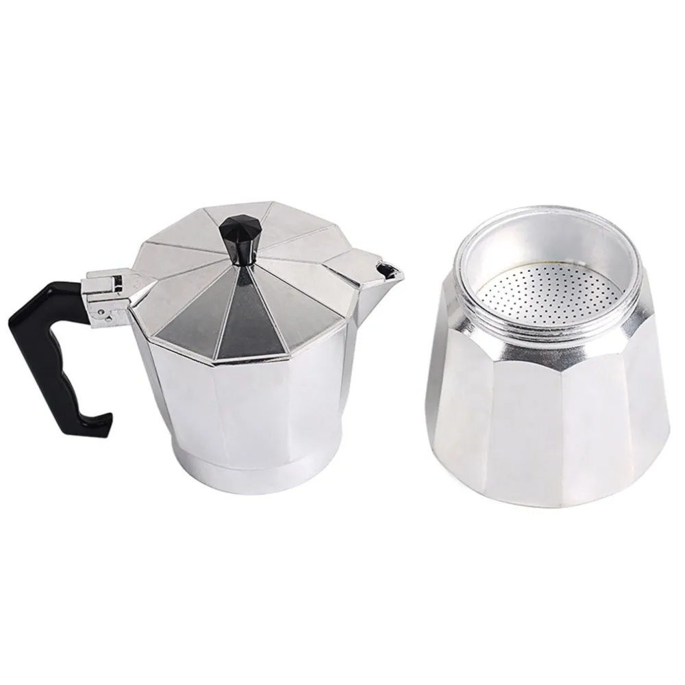 Cafetière Italienne 6 Tasses En Aluminium, Panneau En Silicone De Qualité  Extra-résistant - Cafetières - AliExpress