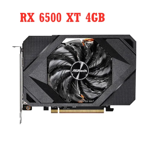 

ASROCK Radeon RX 6500 XT Challenger ITX 4 Гб 6500XT 4G 18000 МГц GDDR6 64-бит 6nm видеокарты GPU графическая карта процессор для настольного ПК