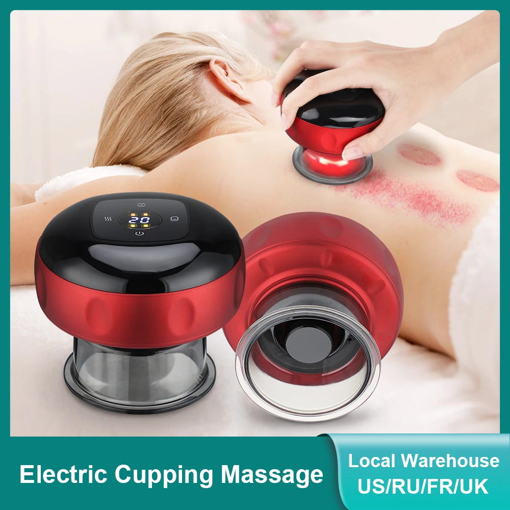 Electric Vacuum Cupping Massage Anti Cellulite Therapy Wireless
