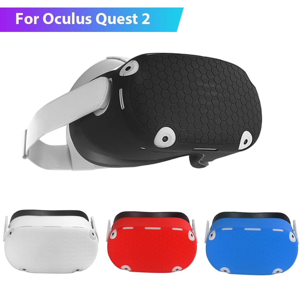 Poesi Diktat laser Silicone Protective Cover Case | Silicone Helmet Accessories | Oculus Quest  2 Case - Pc Vr - Aliexpress