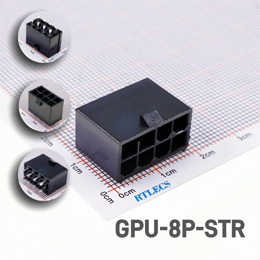 Video Card Pcie Connector On Motherboard GPU Power Cable Pin Molex