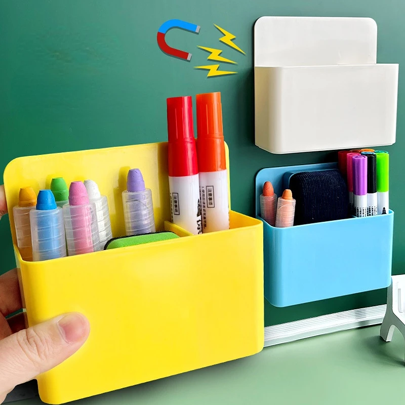 Multifunctional Pen Eraser Holder Locker Organizer Whiteboard Magnetic