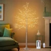 1.2M/1.5M/1.8M LED Birch Tree Light USB 8 Modes Artificial Birch Tree Floor Lamp Light for Home Holiday Christmas Decoration