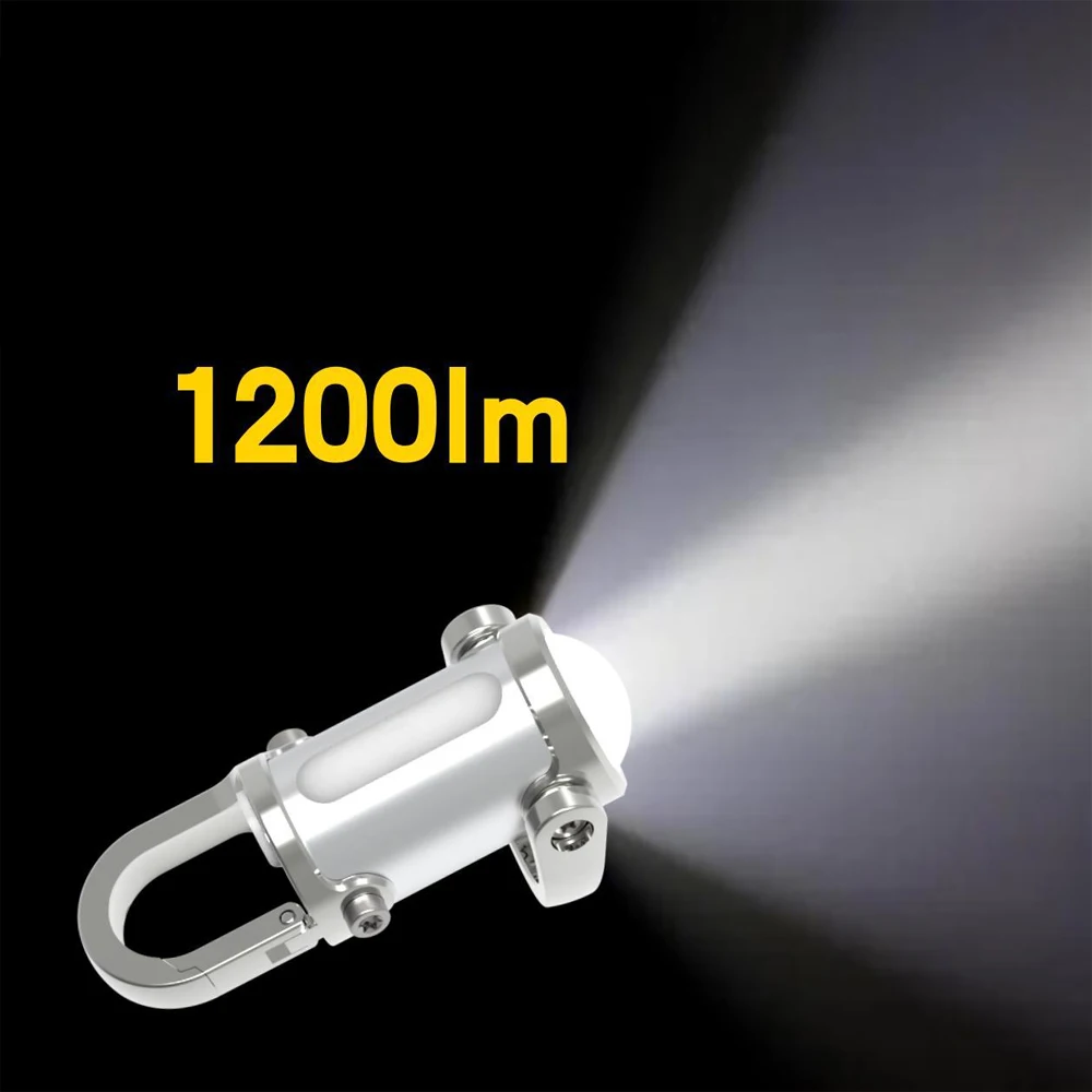 Lampe torche porte-clés led multifonction rechargeable usb-c_voghion.com