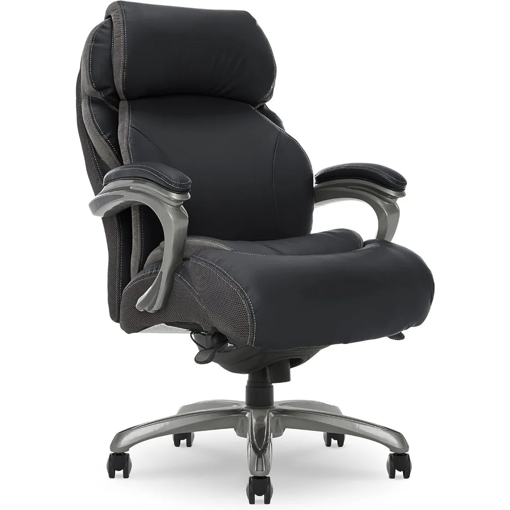 Serta Big and Tall Executive Office Chair with AIR Technology and Smart Layers Premium Elite Foam, Supports up to 350 Pounds