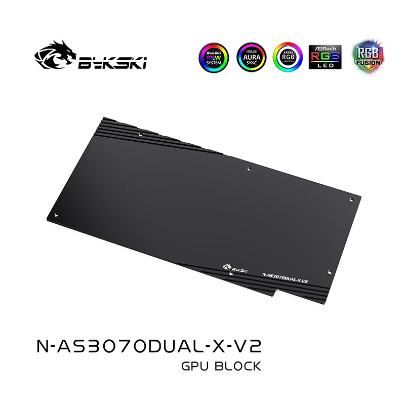 Bykski 3070 3060ti Gpu Bloco para Asus Rtx3070 3060ti Dupla 3060 3060ti Jogos Rog Strix Rtx3060 Jogos Asus ko Rtx3070 Jogos Fluid DIY Cooling - Imagem 5