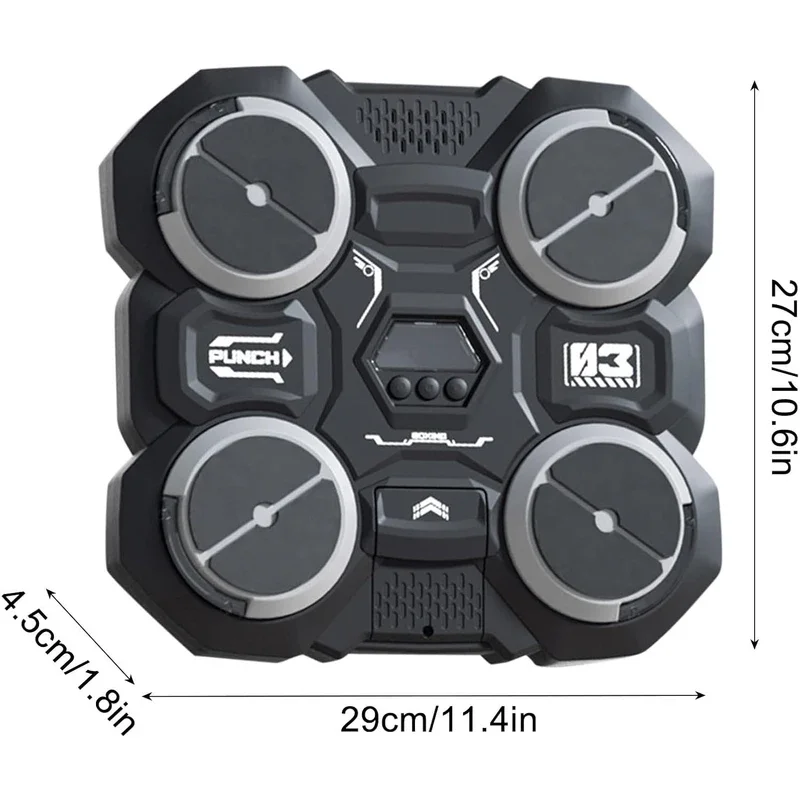 Funny Music Boxing Machine For Children Smart Music Boxing Machine Wall Mounted Decompression Wall Target Toys Trainer