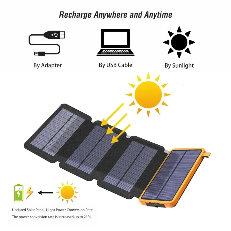 solar power bank 100000mah