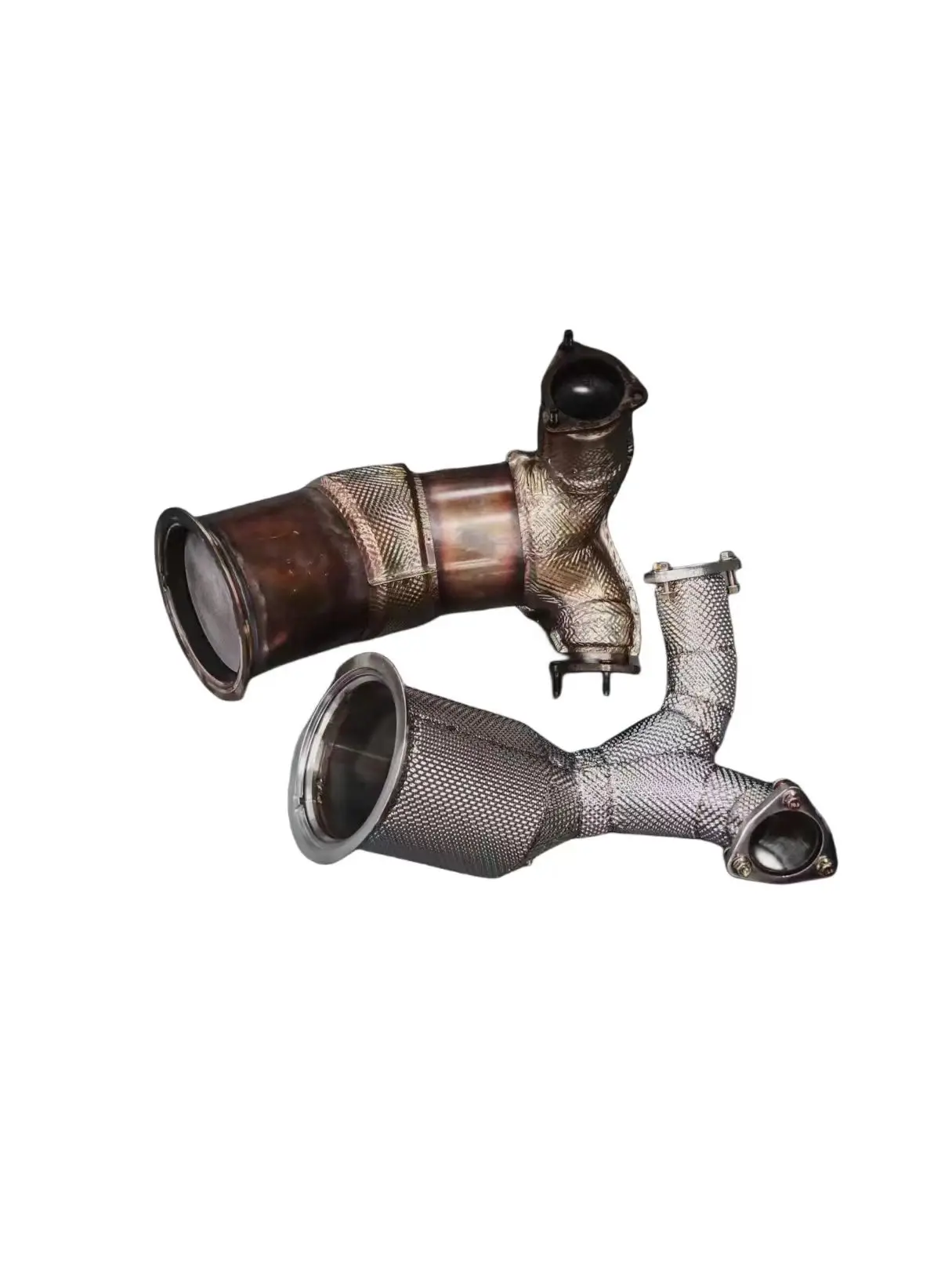 

Выхлопная система с высокой производительностью потока для Audi S4 S5 3,0 T Catted Catless Pipe с тепловым экраном