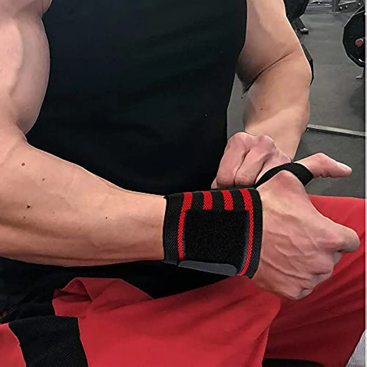 Wrist Support Band 1pc Wrist Support Gym Strap Camouflage Adjustable Elastic Wrist Wraps Bandages for Gym Weightlifting Protect Hand Wrap